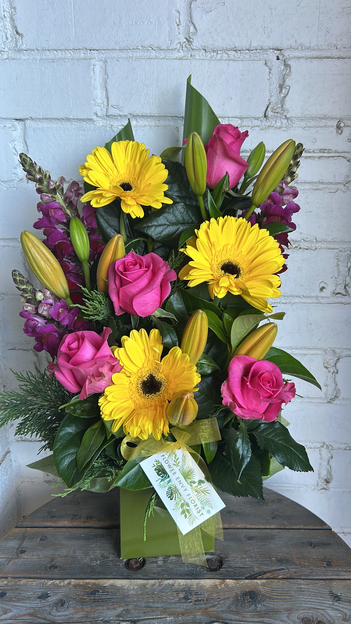 Bright flower arrangement