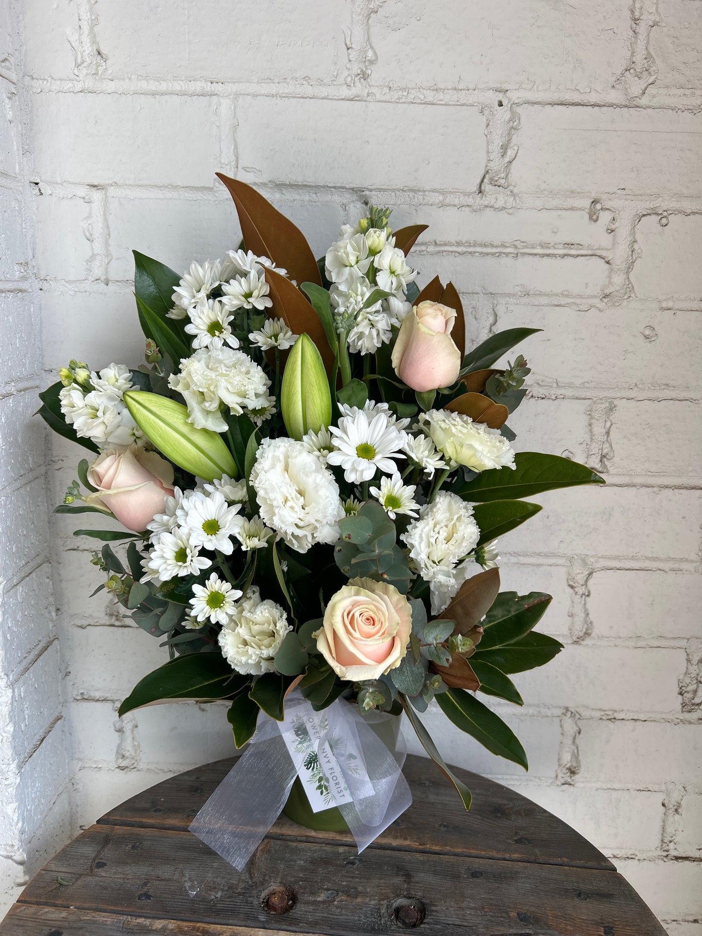 Soft Flowers, front facing arrangement