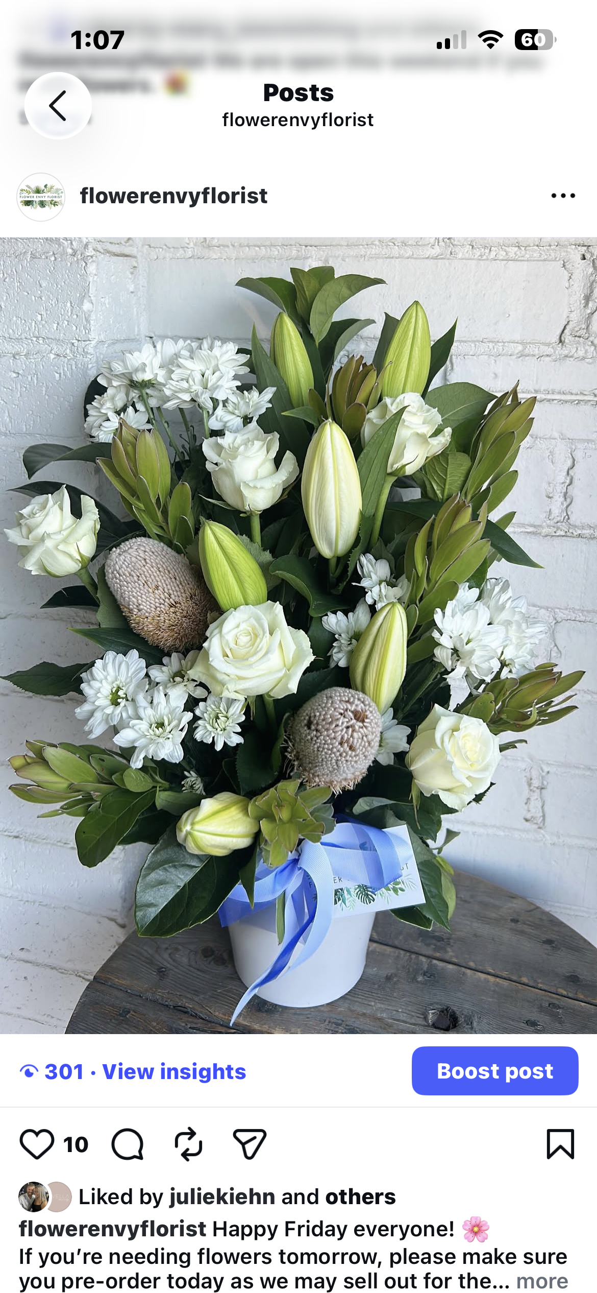 Large white and green arrangements