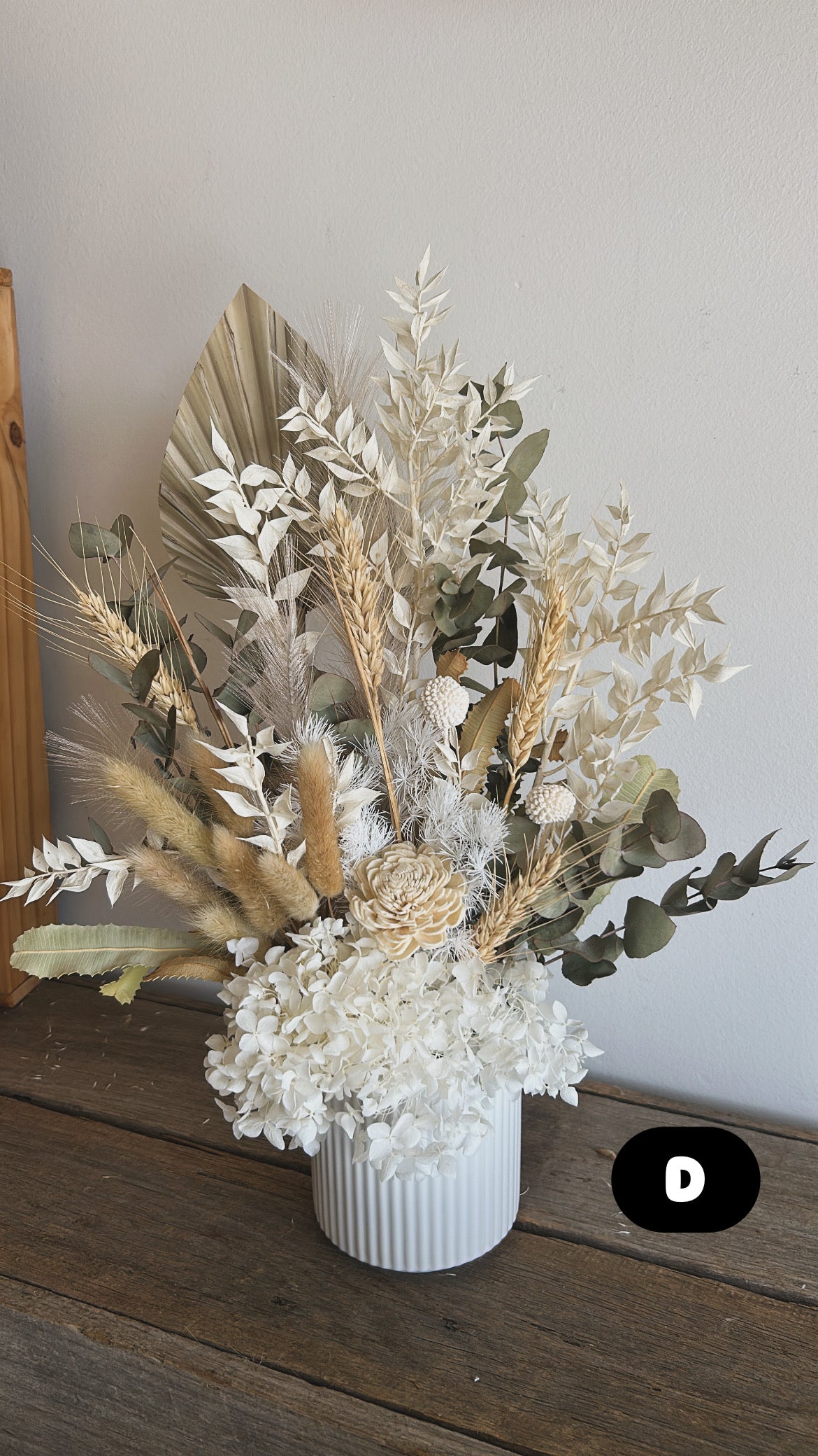 Natural forever flower arrangement.