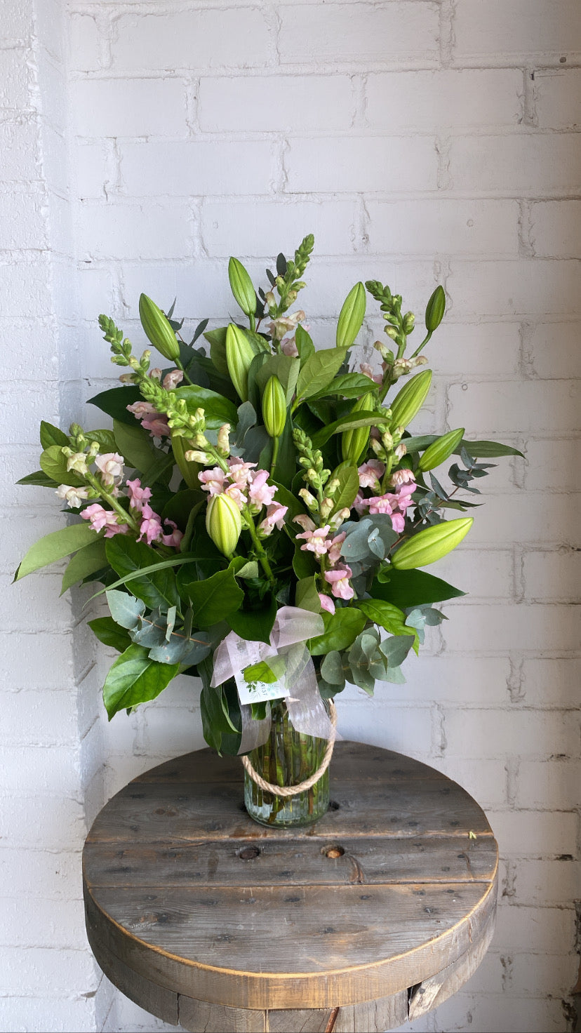 Fresh flowers in a vase
