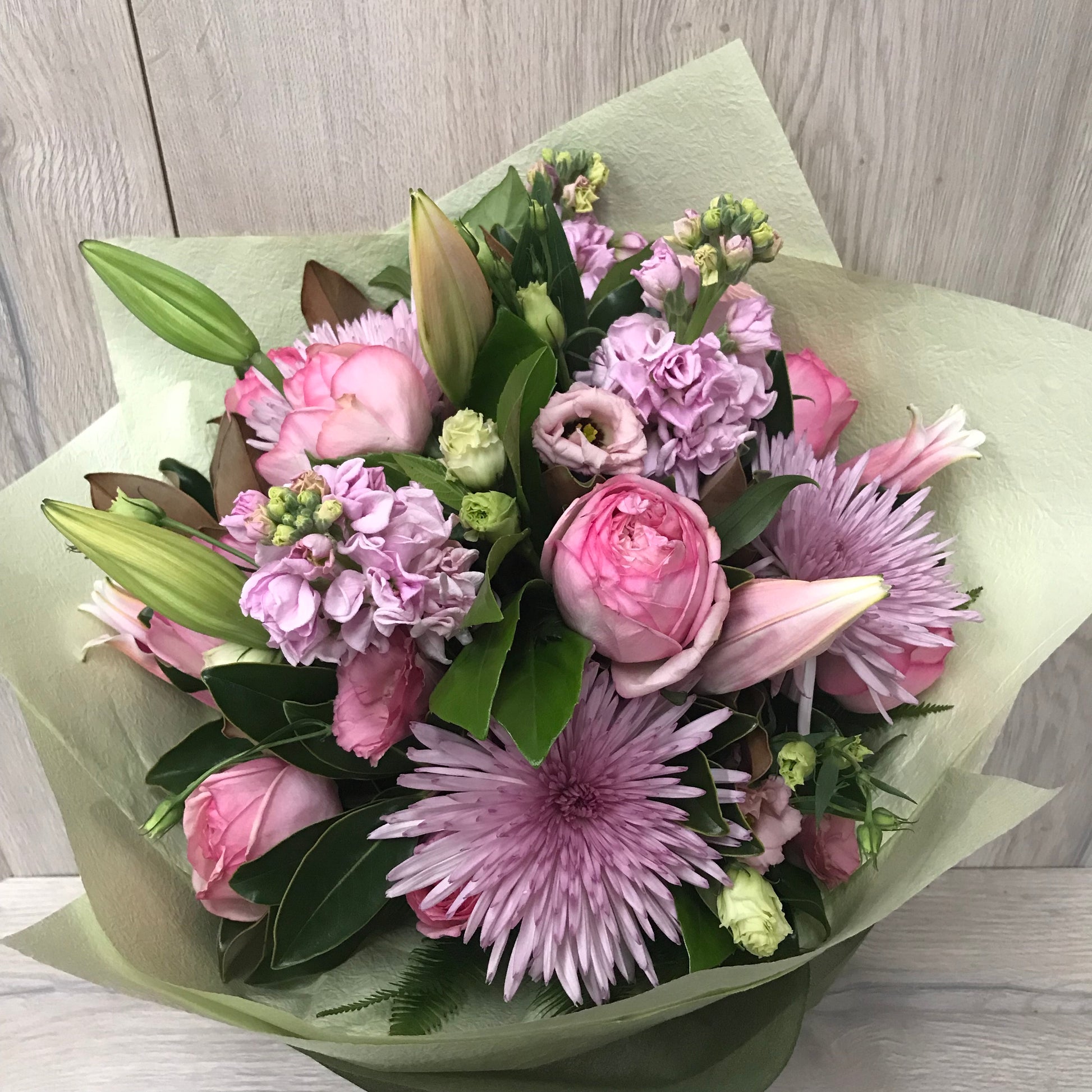Pink bouquet Langwarrin